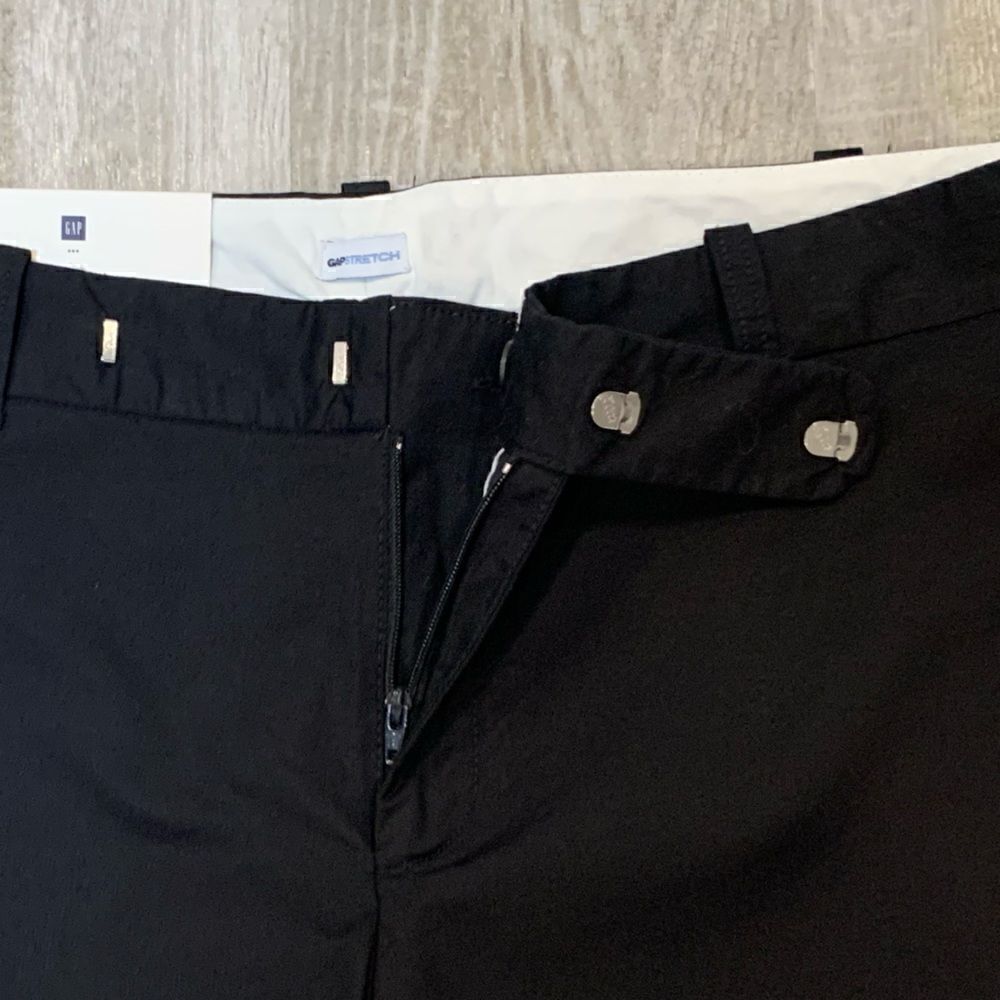 NWT The gap womans black modern fit cuffed gaucho size 8 - Picture 13 of 16